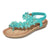 Vanccy Bohemian Style Vintage Classic Floral Sandals