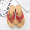 Vanccy Rhinestone Eye Personality Pearl Slippers