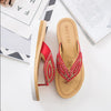 Vanccy Rhinestone Eye Personality Pearl Slippers