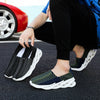 Comfotable Casual Trendy Shoes Mesh Woven Flat Nurse Walking Sneakers Knit Slip on Loafer Shoes