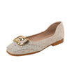 Comfortable Rhinestone loafers Wedding Flat Shoes Bling Diamonds Bridal Shoes Silver Beach Bohemian Shoes