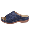 Vanccy Leather Embroidery Women Sandals