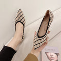 Shallow single shoes new princess shoes pointed flat bottom bean shoes