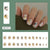 24pcs/Set Press On Nails W1073