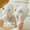 Non slip Indoor Home Thick soled Couple Warm Wool Cotton Shoes