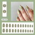 24pcs/Set Press On Nails W1330