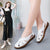Vanccy Flat-bottomed Hollow Hole Shoes