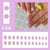 24pcs/Set Press On Nails W1371