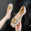 Comfortable Rhinestone loafers Wedding Flat Shoes Bling Diamonds Bridal Shoes Silver Beach Bohemian Shoes