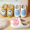 Vanccy Smiling Face Cotton Cartoon Slippers