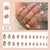 24pcs/Set Press On Nails W164