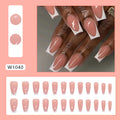 24pcs/Set Press On Nails W1040