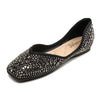 vanccy Women's Rhinestone Flats Fashion Sequin Wedding Shoes