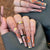 24pcs/Set Press On Nails W1411