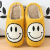 Vanccy Smiling Face Cotton Cartoon Slippers