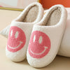 Vanccy Smiling Face Cotton Cartoon Slippers