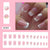 24pcs/Set Press On Nails W1037