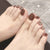 Press On Toe nails Set 24pcs/set JP2340