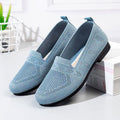 Vanccy Weaving Breathable Loafers  Comfortable Walking Casual Flats Shoes WF04