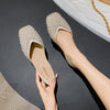 vanccy Women's Rhinestone Flats Fashion Sequin Wedding Shoes