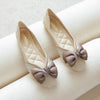 vanccy Women's Rhinestone Flats Fashion Sequin Wedding Shoes