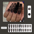 24pcs/Set Press On Nails LF653