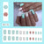 24pcs/Set Press On Nails W1114