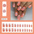 24pcs/Set Press On Nails W1361