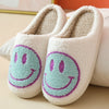 Vanccy Smiling Face Cotton Cartoon Slippers