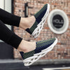 Comfotable Casual Trendy Shoes Mesh Woven Flat Nurse Walking Sneakers Knit Slip on Loafer Shoes