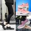 Plus Size Ladies Mesh Thick Bottom Air Cushion Shaking Shoes Heightening Socks Comfortable Casual Mom Shoes Women's Shoes