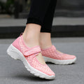 Plus Size Ladies Mesh Thick Bottom Air Cushion Shaking Shoes Heightening Socks Comfortable Casual Mom Shoes Women's Shoes
