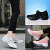 Plus Size Ladies Mesh Thick Bottom Air Cushion Shaking Shoes Heightening Socks Comfortable Casual Mom Shoes Women's Shoes