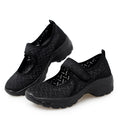 Plus Size Ladies Mesh Thick Bottom Air Cushion Shaking Shoes Heightening Socks Comfortable Casual Mom Shoes Women's Shoes