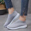 Breathable Mesh Platform Sneakers Women Slip on Soft Ladies Casual Running Shoes Woman Knit Sock Shoes Flats