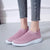 Breathable Mesh Platform Sneakers Women Slip on Soft Ladies Casual Running Shoes Woman Knit Sock Shoes Flats