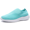 Breathable Mesh Platform Sneakers Women Slip on Soft Ladies Casual Running Shoes Woman Knit Sock Shoes Flats