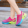 Women's Drew Stretch Knit lace up Sneaker +Memory Foam & LiteSole Technology
