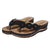 Vanccy Women Summer New PU Sewing Thong Sandals
