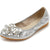 vanccy  Casual Comfort Dressy Flats For Wedding Bling Sparkly Bridal Shoes