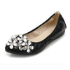 vanccyCasual Comfort Dressy Flats For Wedding Bling Sparkly Bridal Shoes