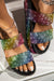 Summer Trend Sexy Luxury Women Sandals Shiny Rhinestone Platform Wedge Colorful Outdoor Beach Fashion Modern Shoes Celebrities