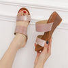 Vanccy new fashion wear thick soled high heels thick soled sandals