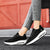 Casual Women Sports Shoes Spring 2022 Breathable Weave Sneakers Women Comfortable Air Cushion Platform Running Shoes