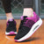 Women's Walking Shoes Sock Sneakers Black Breathe Platform Resistant Ladies Trainers Running Shoes