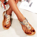 Summer Women Fashion Beaded Beach Female Sandals