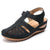 Vanccy - Soft PU Leather Closed Toe Vintage Anti-Slip Sandals