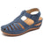 Vanccy - Soft PU Leather Closed Toe Vintage Anti-Slip Sandals