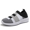 Woman's Sneakers Knitted Mesh Casual Shoes WomanLadies Slip On Comfort Female Footwear Plus Size