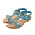Vanccy Bohemian Colored Pearls Comfortable Flat Sandals